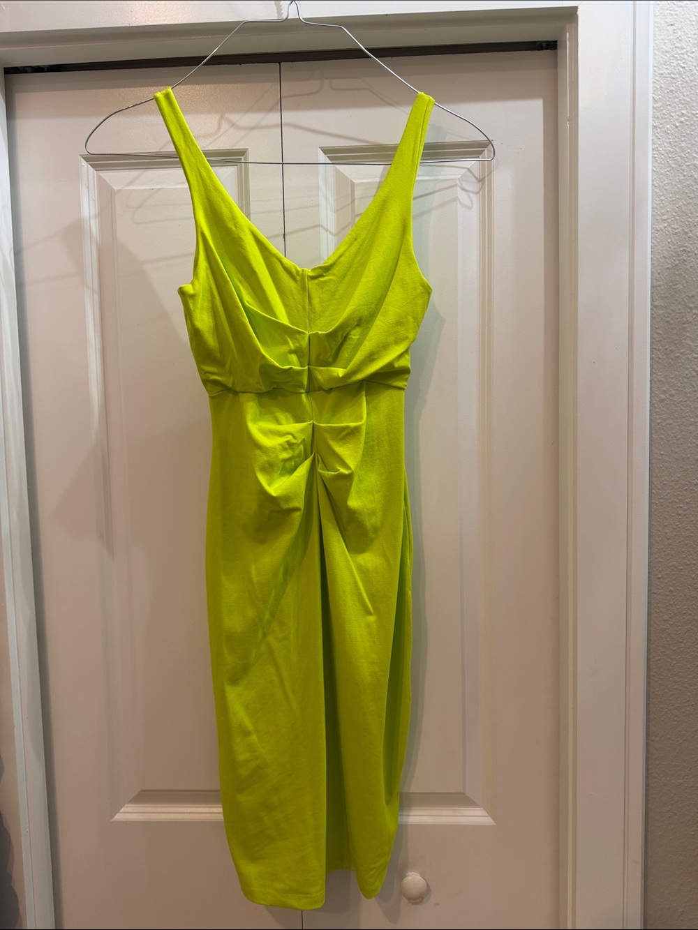 Susana Monaco Neon Lime Dress - Picture 2 of 3